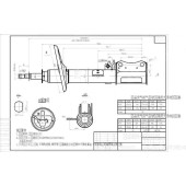 Стойка задняя TOYOTA HARRIER / LEXUS 97-03 2WD прав. <b>SAT ST-48530-49115</b>