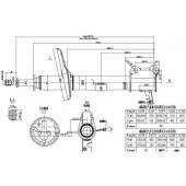 Стойка задняя TOYOTA HARRIER / LEXUS RX300 / KLUGER / HIGHLANDER 98-07 4WD Special Edition прав. <b>SAT ST-48530-49175-SE</b>