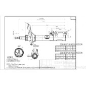 Стойка задняя 2WD TOYOTA HARRIER 03- / KLUGER 01- прав. <b>SAT ST-48530-49275</b>