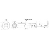 Стойка задняя (комплектация с дисками 16') TOYOTA PRIUS 03-09 лев.=прав. <b>SAT ST-48530-49395</b>