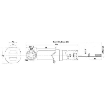 Стойка задняя (комплектация с дисками 16') TOYOTA PRIUS 03-09 лев.=прав. <b>SAT ST-48530-49395</b>
