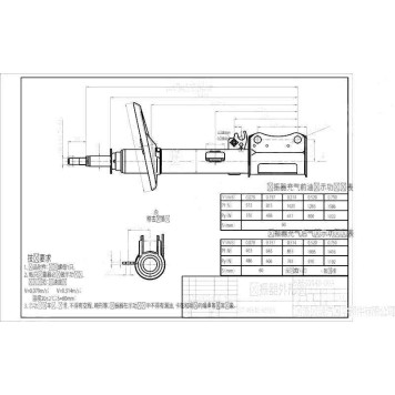 Стойка задняя TOYOTA CAMRY / WINDOM / LEXUS ES300 01-03 прав. <b>SAT ST-48530-80166</b>