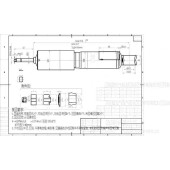 Амортизатор задний TOYOTA LAND CRUISER PRADO 90 / 4RUNNER / SURF / HILUX 95-02 лев.=прав. <b>SAT ST-48531-69527</b>