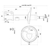 Стойка задняя TOYOTA COROLLA / SPACIO / SPRINTER / CARIB 91-02 4WD лев. <b>SAT ST-48540-19175</b>
