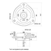 Опора передней стойки TOYOTA Ipsum '01- / NOAH / VOXY AZR6# 01-07 <b>SAT ST-48609-44040</b>