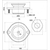 Опора передней стойки TOYOTA PASSO / DAIHATSU BOON 04- лев.=прав. <b>SAT ST-48609-B2030</b>