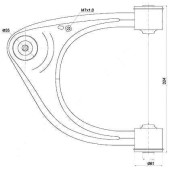 Рычаг перед. верхний с шаров. TOYOTA TUNDRA / SEQUOIA 07- лев. <b>SAT ST-48630-0C011</b>