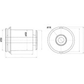 Сайлентблок RR переднего нижнего рычага TOYOTA 4RUNNER / FJ CRUISER / LAND CRUISER PRADO / LEXUS GX460 09- <b>SAT ST-48655-60050</b>