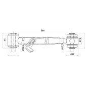 Тяга поперечная задней подвески нижняя TOYOTA RAV4 00-05 / CHERY TIGGO 06- лев. <b>SAT ST-48730-42020</b>