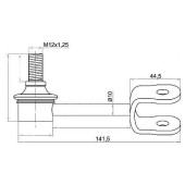Тяга стабилизатора переднего TOYOTA LITEACE / TOWNACE NOAH 4WD 98- лев. <b>SAT ST-48810-28030</b>
