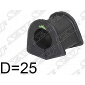 Втулка переднего стабилизатора D=25 TOYOTA COROLLA / SPRINTER / CARIB / LVN / CRE / TRN / MRN / SPACIO 91-02 <b>SAT ST-48815-12230</b>