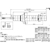 Стойка передняя HONDA CRV 95-01 лев.=прав. <b>SAT ST-51605-S10-A01</b>