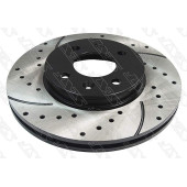 Комплект дисков тормозных передний перфорированные HYUNDAI SOLARIS 10- / KIA RIO 10- <b>SAT ST-51712-0U000PF</b>