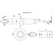 Стойка задняя HONDA ACCORD / WAGON 97-03 лев.=прав. <b>SAT ST-52611-S1A-G21</b>