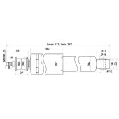 Амортизатор передний KIA BONGO III / HYUNDAI PORTER 4WD 04- лев.=прав. <b>SAT ST-54300-4E400</b>