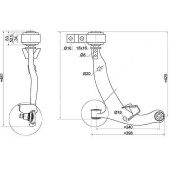 Рычаг нижний с шаров. NISSAN TEANA 03-08 лев. <b>SAT ST-54501-9W20C</b>