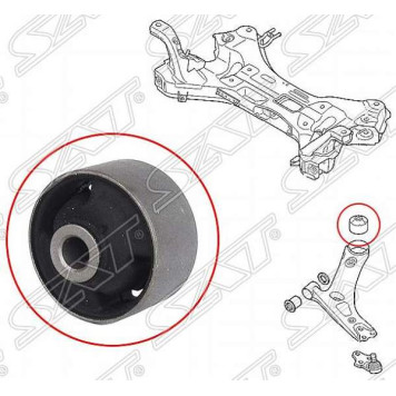Сайлентблок переднего нижнего рычага задний HYUNDAI IX35 / TUCSON 09- / SONATA 10- / TM 10 09 <b>SAT ST-54584-2S000</b>