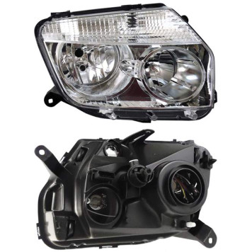 Фара RENAULT DUSTER 10- хром <b>SAT ST-551-1186R-LDEM1</b>
