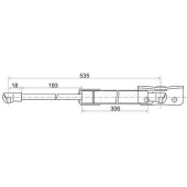 Амортизатор крышки багажника MITSUBISHI OUTLANDER 13- прав. <b>SAT ST-5802A376</b>