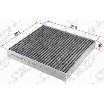 Фильтр салона MITSUBISHI LANCER 08- / OUTLANDER 06-12 / PEUGEOT 4007 08- угольный <b>SAT ST-6447.ZX S1-U</b>