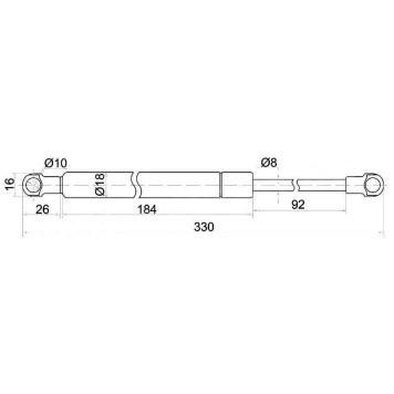 Амортизатор крышки багажника LEXUS GS350 05- / Капота BMW F10 / F11 10- <b>SAT ST-64530-0W091</b>