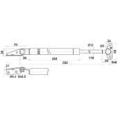 Амортизатор задней двери TOYOTA COROLLA WAG 93-97 прав. <b>SAT ST-68950-19795</b>