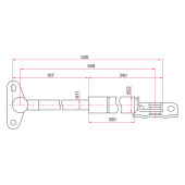 Амортизатор крышки багажника TOYOTA HARRIER RX300 97-03 прав. <b>SAT ST-68950-49015</b>