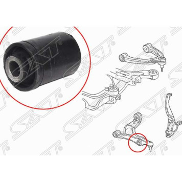 Сайлентблок переднего нижнего рычага средний VOLKSWAGEN TOUAREG 03- / AUDI Q7 06-15 / PORSGHE CAYENNE 02 <b>SAT ST-7L0412333A</b>