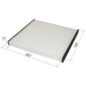 Фильтр салона TOYOTA VITZ / PLATZ 99-05 / FUN CARGO 99-05 / IST 02-07 / COROLLA / FIELDER 00-06 / RAV4 00-05 <b>SAT ST-87139-12010</b>