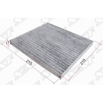 Фильтр салона TOYOTA IPSUM 01-09 / HARRIER / LEXUS RX 03-08 / LAND CRUISER PRADO 120 02-09 (уголь) <b>SAT ST-87139-28010-U</b>