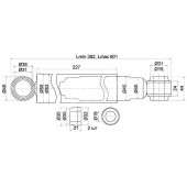 Амортизатор RR ISUZU ELF 250 / NKR LONG (Rigid) / NPR66 / NQR71 / 75 / ISUZU TRUCK 4BE1 86-97 лев.=прав. <b>SAT ST-8-97253-651-0</b>