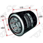 Фильтр масляный TOYOTA 1HZ,1KZTE <b>SAT ST-90915-30002-8T</b>