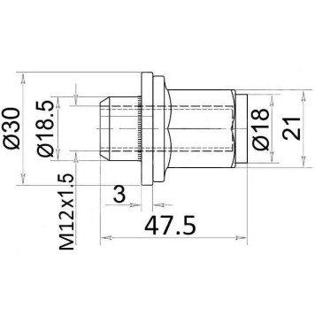 Гайка колесная хром закрытая TOYOTA / LEXUS <b>SAT ST-90942-01058</b>