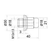 Гайка колесная закрытая черная TOYOTA HILUX / LAND CRUISER PRADO / TACOMA / WILL VS <b>SAT ST-90942-01077</b>