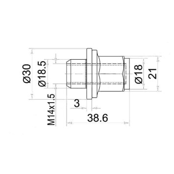 Гайка колесная TOYOTA LAND CRUISER 100 / 200 / LEXUS LX470 / LX570 SEQUOIA / TUNDRA 99- <b>SAT ST-90942-01103</b>