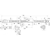 Шланг тормозной передний (Таиланд) TOYOTA RAV4 05- лев. <b>SAT ST-90947-02F50</b>