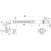 Шланг тормозной задний (Таиланд) TOYOTA ARISTO / CROWN MAJESTA / SOARER / LEXUS GS300 / 400 / 430 / SC430 97- лев. <b>SAT ST-90947-02F69</b>