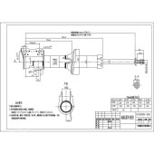 Стойка передняя CHEVROLET / DAEWOO MATIZ / SPARK 98-05 прав. <b>SAT ST-96316746</b>