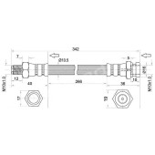 Шланг тормозной передний (Таиланд) MITSUBISHI CANTER 93- прав. (диск) <b>SAT ST-A151767C</b>