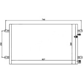 Радиатор кондиционера AUDI A6 05-11 <b>SAT ST-AD05-394-0</b>