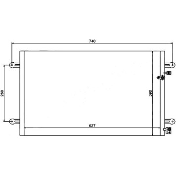 Радиатор кондиционера AUDI A6 05-11 <b>SAT ST-AD05-394-0</b>