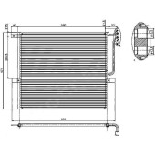 Радиатор кондиционера BMW X3 E83 03-10 <b>SAT ST-BM83-394-0</b>