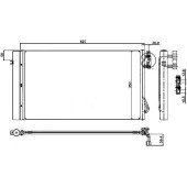 Радиатор кондиционера BMW 1-SERIES E87 04- / / 3-SERIES E90 05- / / X1 E84 09- (DIESEL) <b>SAT ST-BM90-394-A0</b>