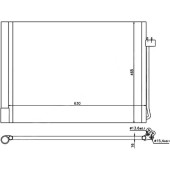 Радиатор кондиционера BMW X5 E70 / X6 E71 07- <b>SAT ST-BW70-394-0</b>