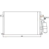 Радиатор кондиционера CHEVROLET EPICA 06- <b>SAT ST-CH05-394-0</b>