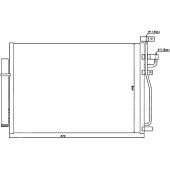 Радиатор кондиционера CHEVROLET CAPTIVA / OPEL ANTARA 2.4 / 3.2 06- <b>SAT ST-CH06-394-0</b>