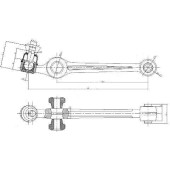 Рычаг FR MAZDA DEMIO 96-02 лев.=прав. <b>SAT ST-D201-34-300</b>