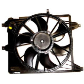 Диффузор радиатора в сборе RENAULT LOGAN 05- с кондиционером <b>SAT ST-DC01-201-A0</b>