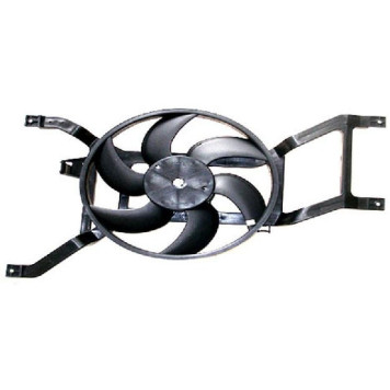 Диффузор радиатора в сборе RENAULT LOGAN 08- без кондиционера <b>SAT ST-DC01-201-B0</b>