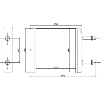 Радиатор отопителя салона CHEVROLET / DAEWOO MATIZ 01- <b>SAT ST-DW10-395-0</b>-4